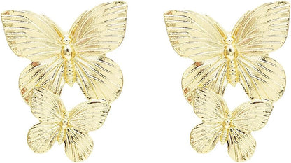 Faux Fur Pom Pom Tassel Drop Dangle Earrings Set