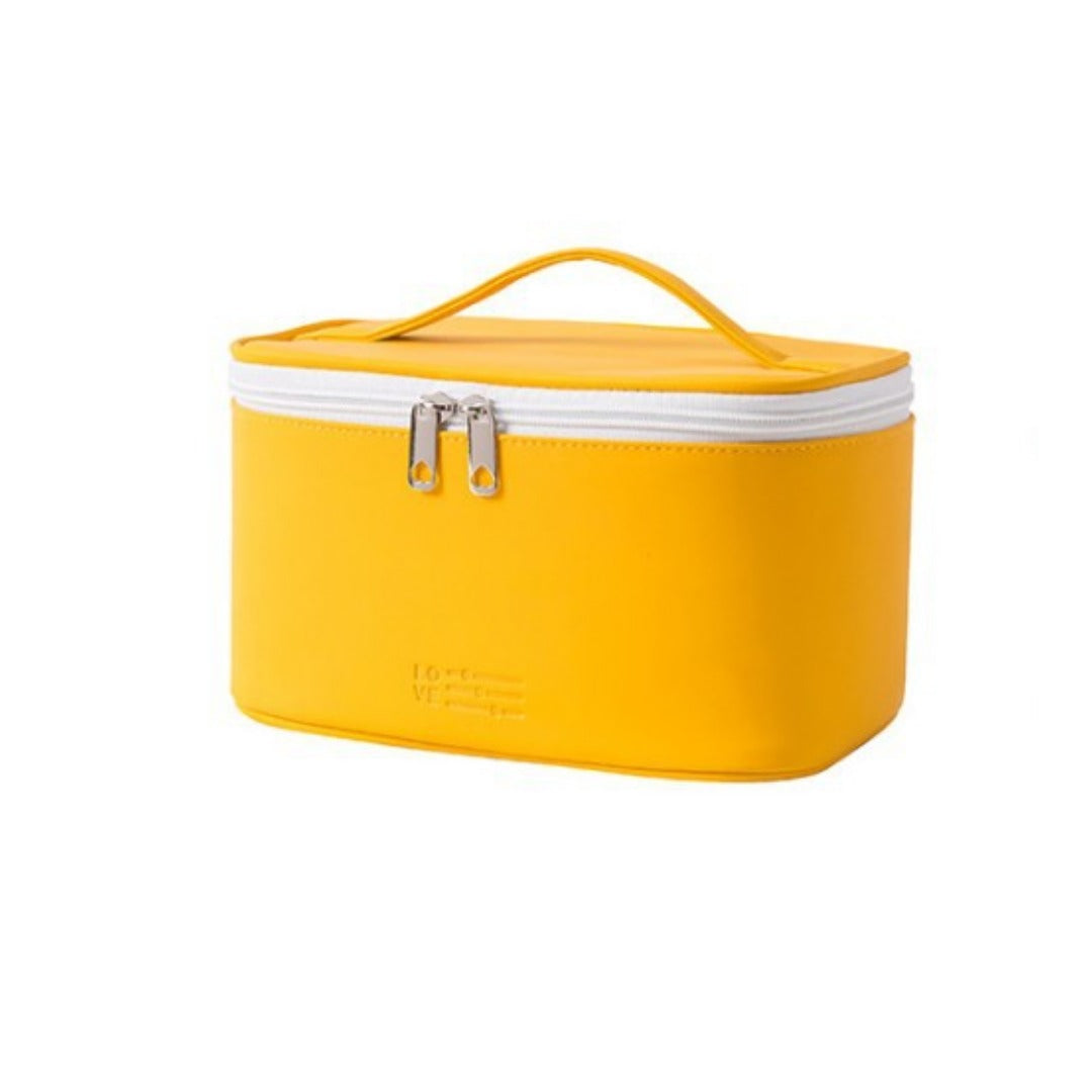 Capacity waterproof cosmetic bag, PU multi-functional cosmetic storage bag, cosmetic bag lightweight, makeup bag organizer, -dropshippingabc.com