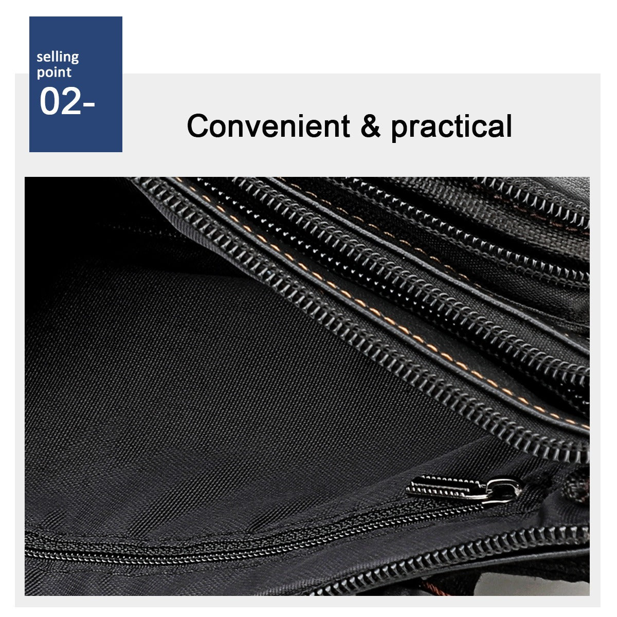 Multifunctional Genuine Leather Chest Bag & Waist Bag for Men and Women – Fanny Pack for Travel, Sports, Running, and Holidays with Multiple Pockets -dropshippingabc.com