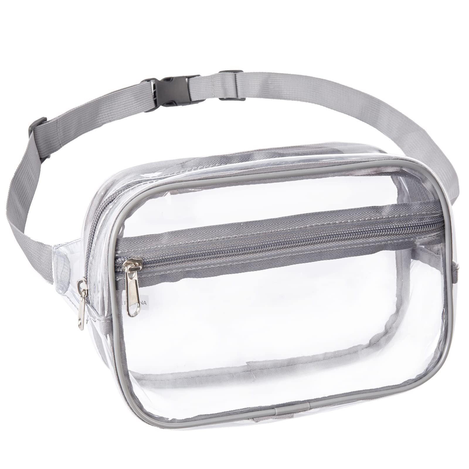 PVC Transparent Belt Bag – Adjustable Shoulder Strap Crossbody Fanny Pack for Sports & Travel – Waterproof Chest Purse with Stylish Design -dropshippingabc.com