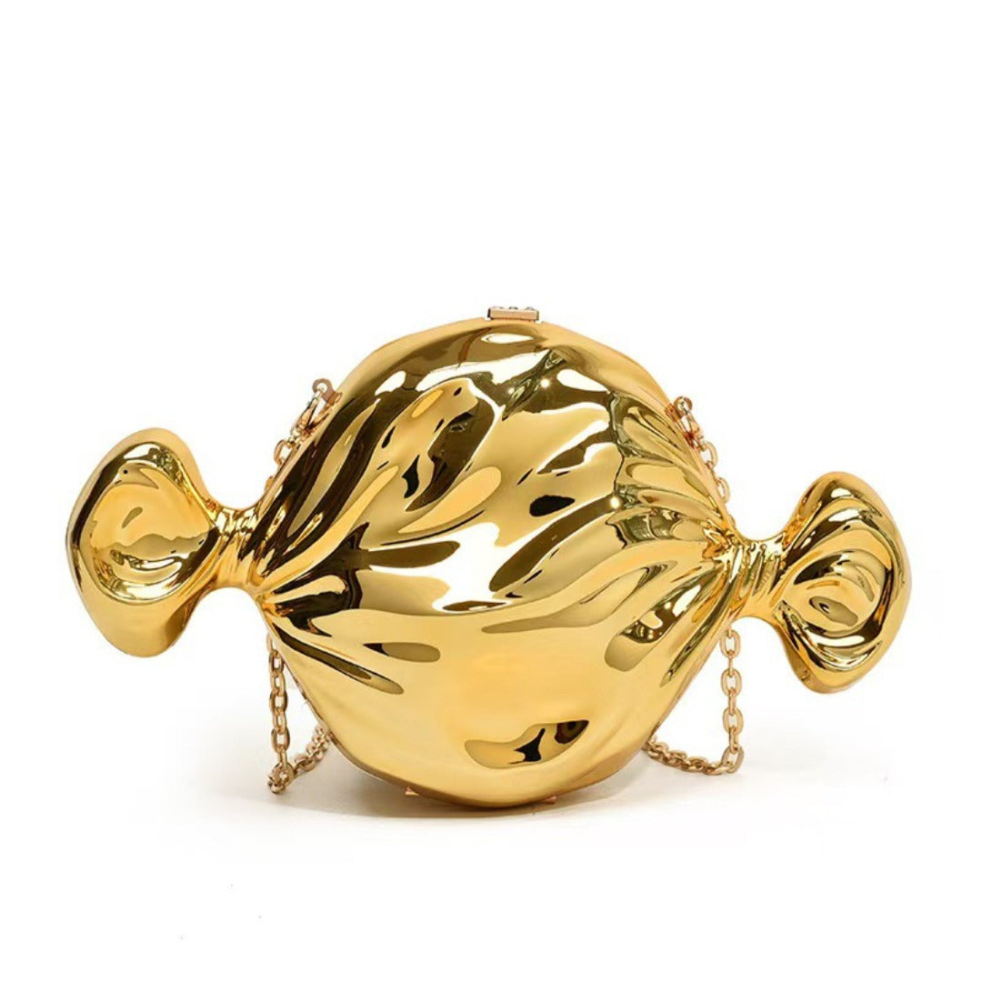 Candy Acrylic Purse Clutch - Women's Metal Evening Handbag with Chain for Formal Prom Wedding -dropshippingabc.com