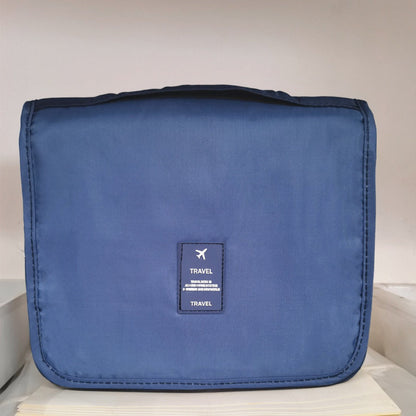 Travel Waterproof Makeup Bag with Hook - Large Capacity Portable Wash Bag & Toiletry Organizer -dropshippingabc.com