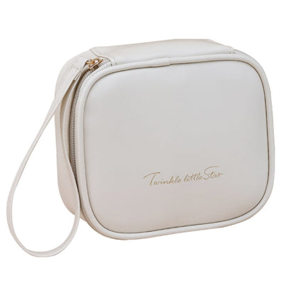 Portable PU Makeup Bag - Small Cream Lipstick Envelope Carry Bag for Students & Sanitary Napkin Storage -dropshippingabc.com