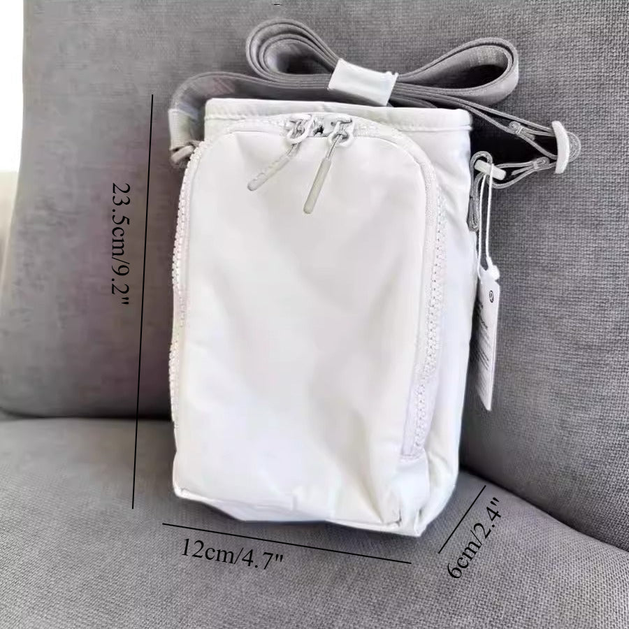 Sports Crossbody Kettle Bag with Phone Pocket - Detachable Adjustable Strap for Yoga, Running & Outdoor Activities -dropshippingabc.com