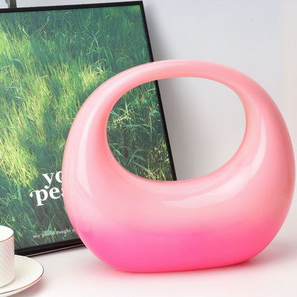 Acrylic Evening Clutch Purse - Gold & Silver Wedding Prom Bag with Chain, Stylish Makeup Clutch Box for Parties -dropshippingabc.com