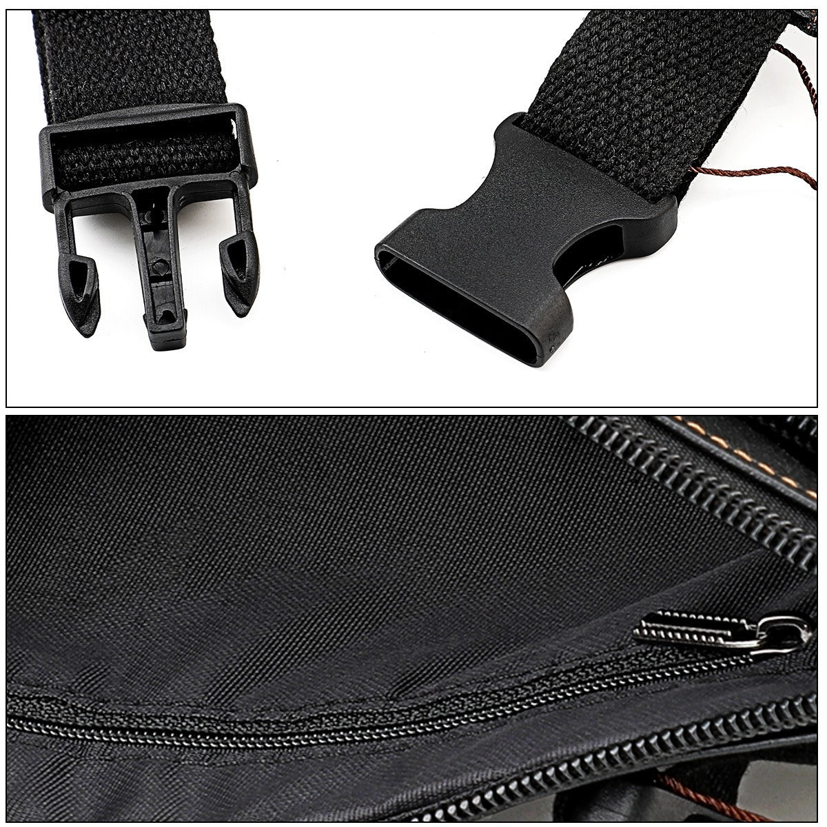 Multifunctional Genuine Leather Chest Bag & Waist Bag for Men and Women – Fanny Pack for Travel, Sports, Running, and Holidays with Multiple Pockets -dropshippingabc.com