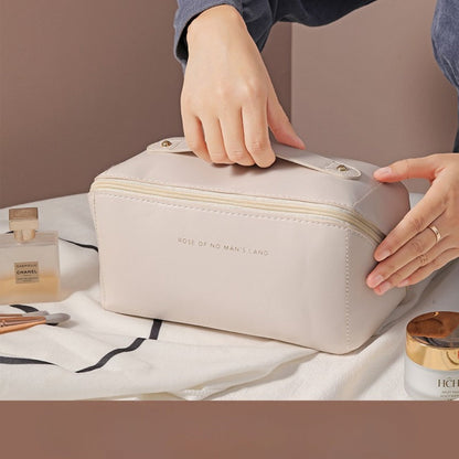 Stylish Large Capacity Makeup Bag for Women - Versatile Travel Toiletry Organizer with Compartments -dropshippingabc.com
