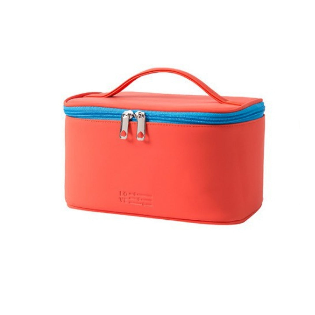 Capacity waterproof cosmetic bag, PU multi-functional cosmetic storage bag, cosmetic bag lightweight, makeup bag organizer, -dropshippingabc.com