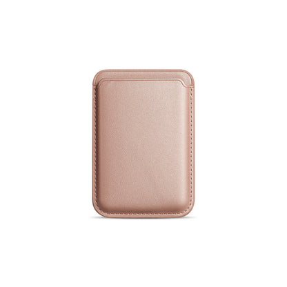 Applicable to Apple 15Magsafe magnetic card bag iPhone mobile phone card bag card holder PU magnetic suction
