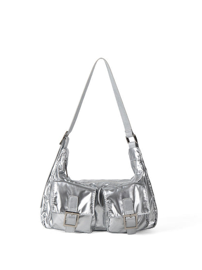 Multi-Pocket Lightweight Nylon Shoulder Hobo Bag - Women's Versatile Commuter Handbag -dropshippingabc.com