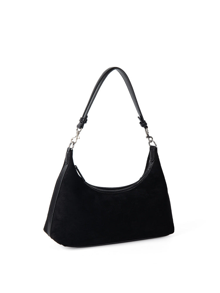 Suede Simple Hobo Bag - Autumn Winter Retro Versatile Handbag, Small Hobo Shoulder Bag for Women -dropshippingabc.com