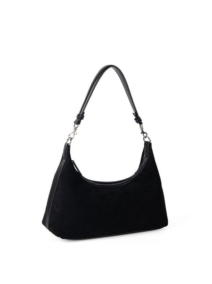 Suede Simple Hobo Bag - Autumn Winter Retro Versatile Handbag, Small Hobo Shoulder Bag for Women -dropshippingabc.com