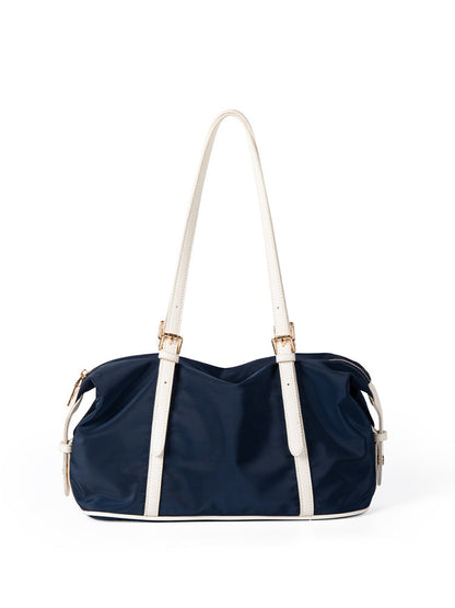 Summer Contrasting Shoulder Bag for Women - Versatile Commuter Large Capacity Boston Bag & Hobo Shoulder Purse -dropshippingabc.com