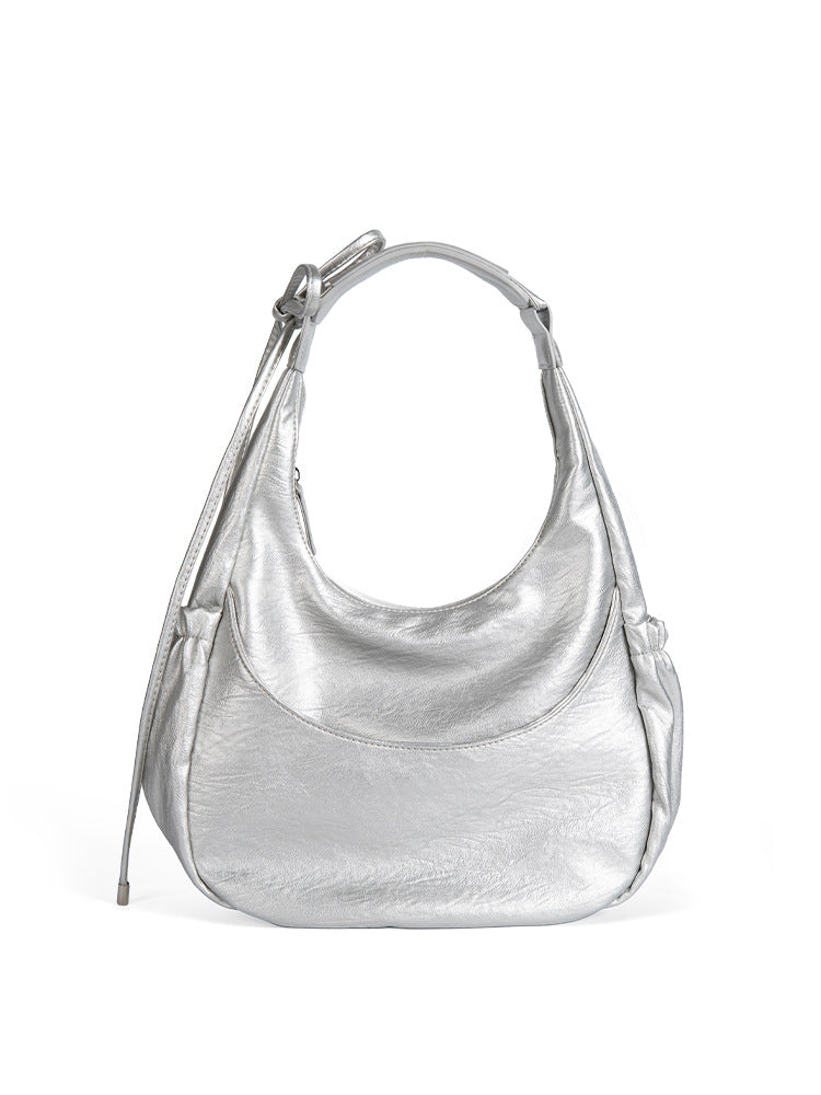 Large Capacity Black Hobo Bag for Women - Versatile Shoulder Hobo Bag -dropshippingabc.com