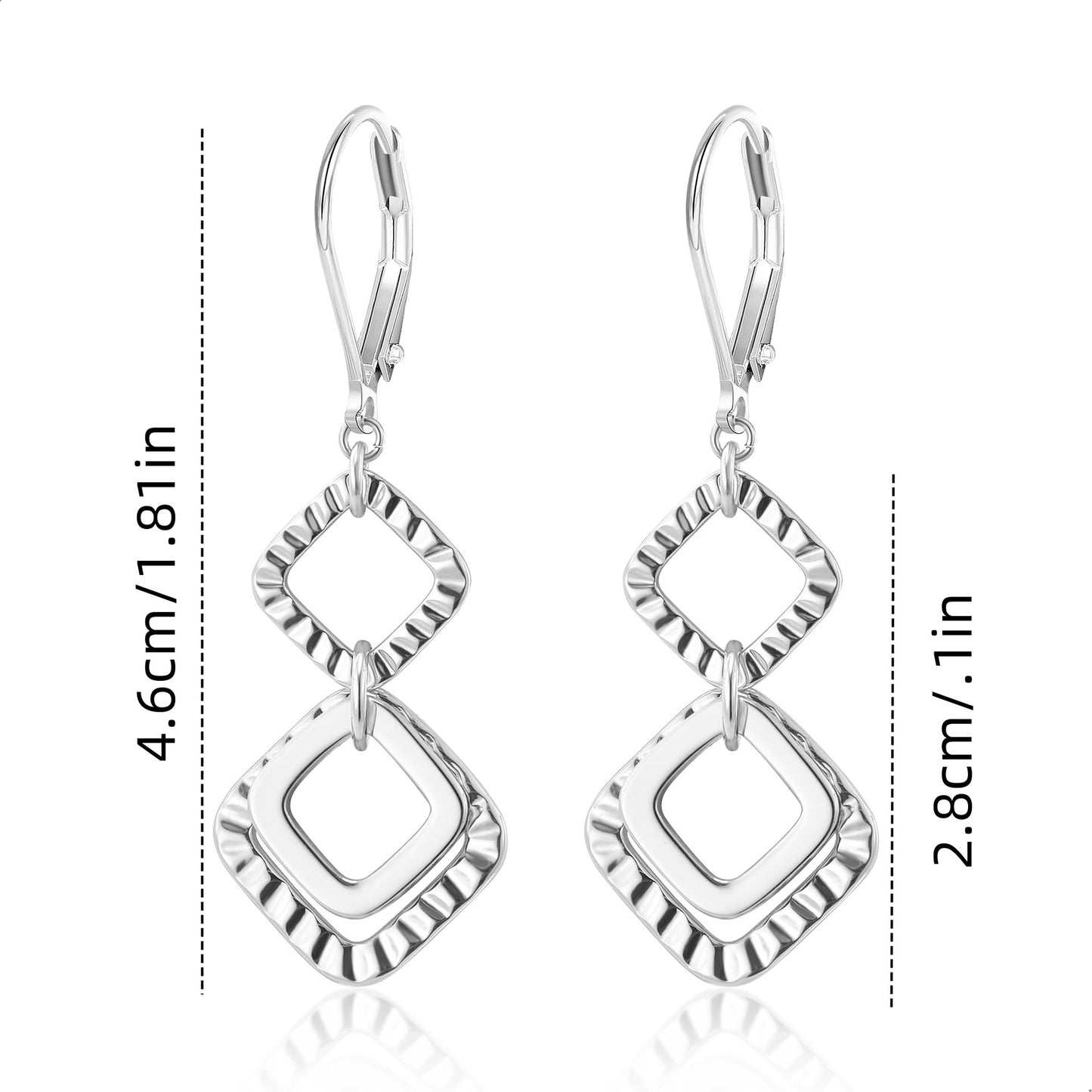 Brass real gold electroplating niche light luxury karst pleated earrings women's earrings -dropshippingabc.com