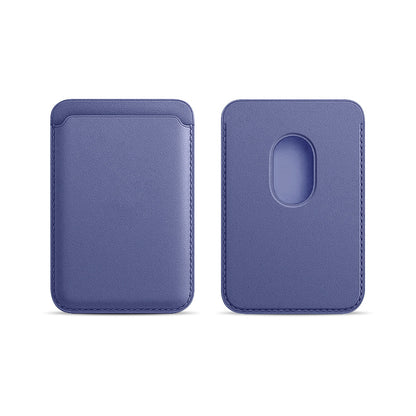 Applicable to Apple 15Magsafe magnetic card bag iPhone mobile phone card bag card holder PU magnetic suction -dropshippingabc.com