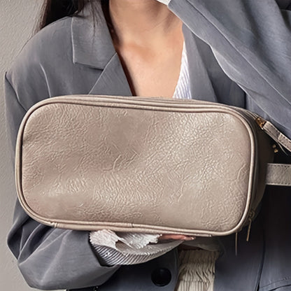 Multifunctional Makeup Bag for Women - Large Capacity Partitioned Travel Toiletry Organizer with Compartments -dropshippingabc.com