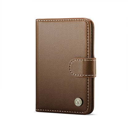 Magsafe ring magnetic card case  for iPhone17 card anti-theft brush 16/15/14/13 zipper change bag Wallet Magnetic Card Holder RFID Blocking, PU Leather Minimalist Phone Wallet Compatible with MagSafe Phones -dropshippingabc.com