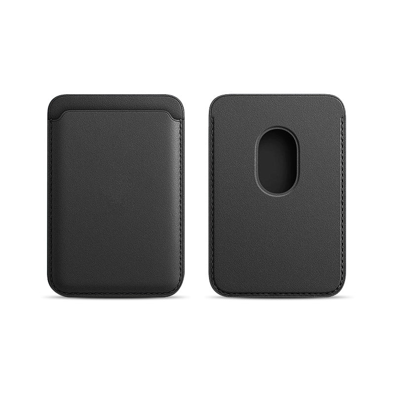 Applicable to Apple 15Magsafe magnetic card bag iPhone mobile phone card bag card holder PU magnetic suction -dropshippingabc.com