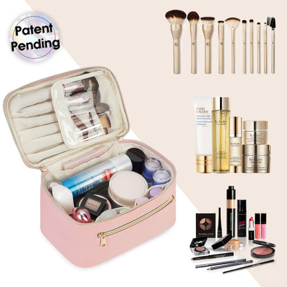 Large Capacity Waterproof Toiletry Bag - Travel Toiletries Set & Makeup Organizer with Compartments -dropshippingabc.com