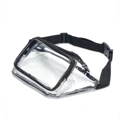 PVC transparent bag waterproof fanny pack Storage Bag for Portable Travel & Sports | Durable Fanny Pack with Clear Design for Secure and Easy Access -dropshippingabc.com