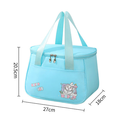 Cute Lunch Bag - Waterproof Lunch Box Bag for Students, Cartoon Picnic Camping Thermal Insulation Bag -dropshippingabc.com