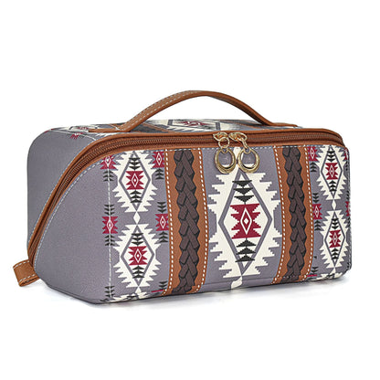 Bohemian Cloud Pillow Cosmetic Bag - Large Capacity PU Travel Makeup Organizer & Toilet Case -dropshippingabc.com