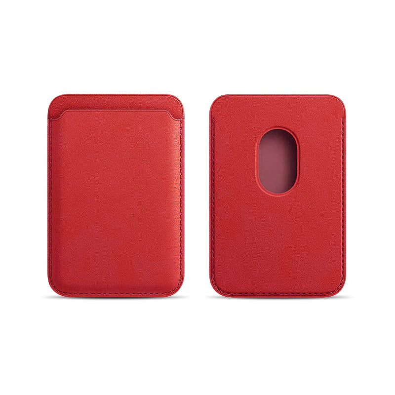 Applicable to Apple 15Magsafe magnetic card bag iPhone mobile phone card bag card holder PU magnetic suction