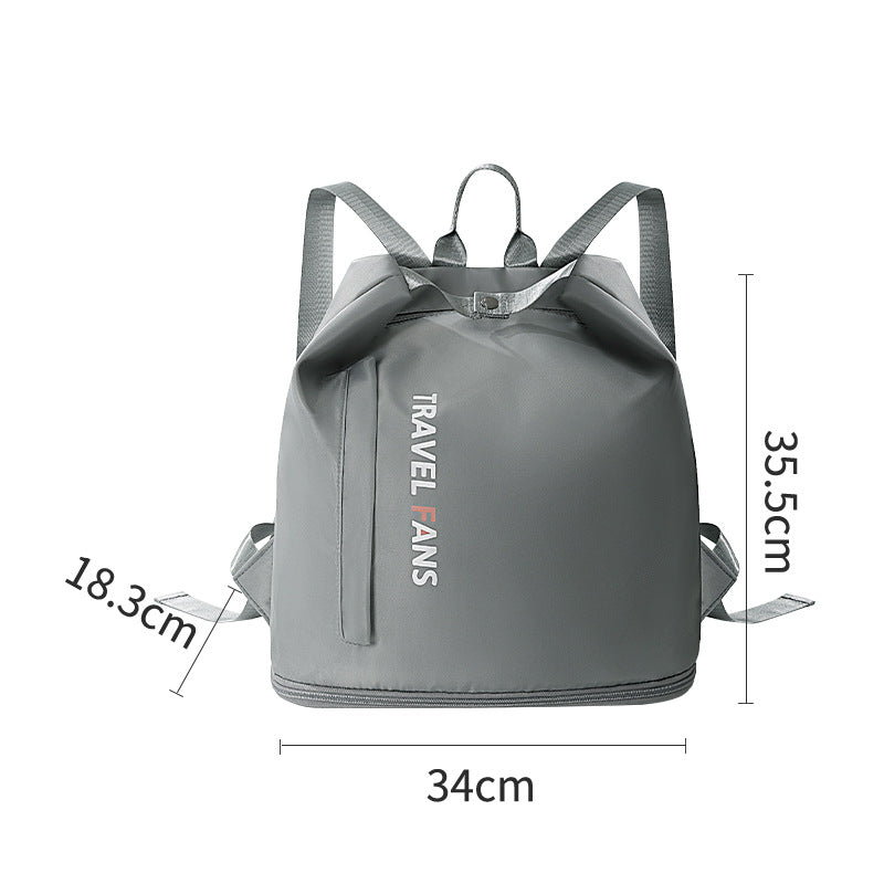 Fitness Backpack with Wet-Dry Separation - Large Capacity Sports Bag for Gym, Swimming & Beach Travel -dropshippingabc.com