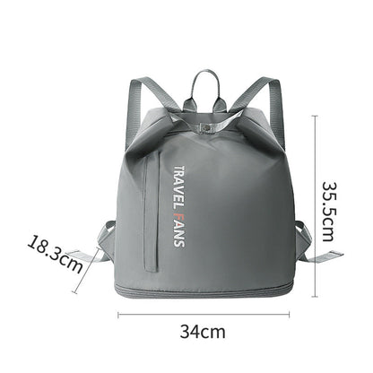 Fitness Backpack with Wet-Dry Separation - Large Capacity Sports Bag for Gym, Swimming & Beach Travel -dropshippingabc.com
