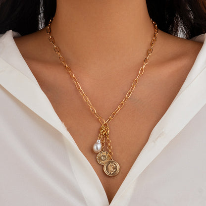 Heart Zircon Cuban Link Necklace - Gold Plated Paperclip Chain Hip Hop Jewelry for Women & Men -dropshippingabc.com