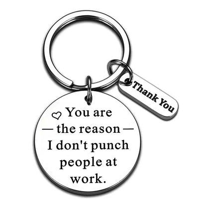 Stainless Steel Keychain Thanksgiving Inspirational Gifts for Family, Friends and Colleagues -dropshippingabc.com