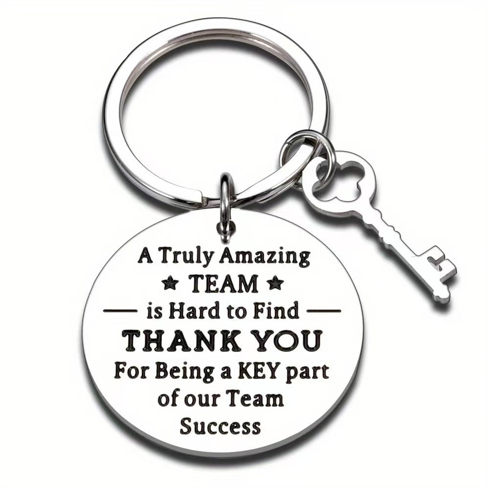 Stainless Steel Keychain Thanksgiving Inspirational Gifts for Family, Friends and Colleagues -dropshippingabc.com