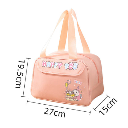 Cute Lunch Bag - Waterproof Lunch Box Bag for Students, Cartoon Picnic Camping Thermal Insulation Bag -dropshippingabc.com