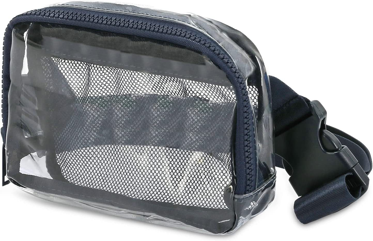 Waterproof Square Fanny Pack - Transparent Small Crossbody Belt Bag with Adjustable Strap, Stadium Approved -dropshippingabc.com