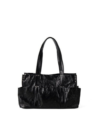 Stylish Metallic Hobo Tote Purse - Summer Design Large Capacity Multi-Compartment Shoulder Bag for Women -dropshippingabc.com