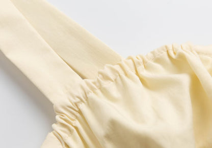 Women's Square Neck Corset Maxi Dress - Floral Printed High Waist A-Line Long Dress -dropshippingabc.com