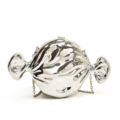 Candy Acrylic Purse Clutch - Women's Metal Evening Handbag with Chain for Formal Prom Wedding -dropshippingabc.com