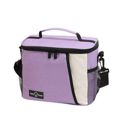 Outdoor Picnic Bag - Lunch Tote with Crossbody Strap & Shoulder Ice Bag for Thermal Insulation -dropshippingabc.com