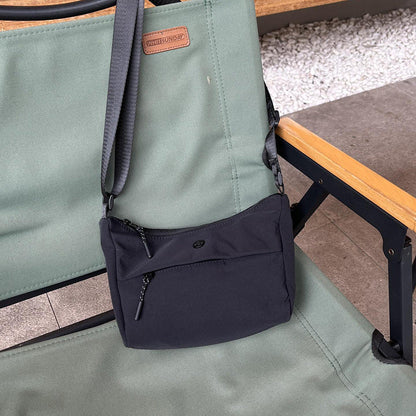 Small Casual Bag Women, Casual Simple Crossbody Bag, Nylon Wide Shoulder Strap Daily Commuter Shoulder Bag -dropshippingabc.com