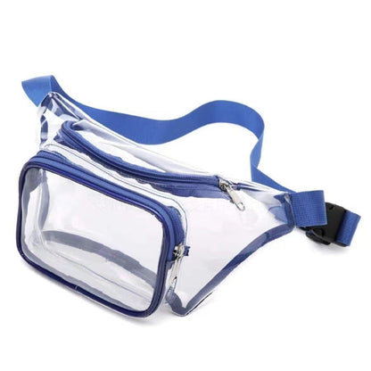 PVC transparent bag waterproof fanny pack Storage Bag for Portable Travel & Sports | Durable Fanny Pack with Clear Design for Secure and Easy Access -dropshippingabc.com
