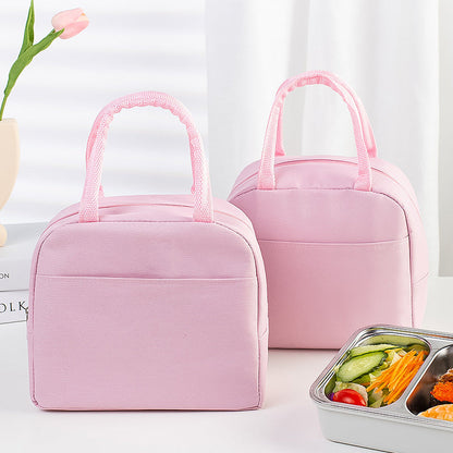 Letter Pattern Printed Thermal Insulation Bag - Lunch Box Tote with Aluminum Foil Ice Compartment -dropshippingabc.com