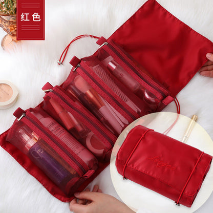 4-in-1 Travel Makeup Bag - Multi-Function Portable Cosmetic Organizer & Toiletry Storage Bag -dropshippingabc.com