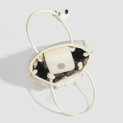 Square pleated versatile bag, bag women's fashion women's tote bag, portable casual shoulder bag -dropshippingabc.com