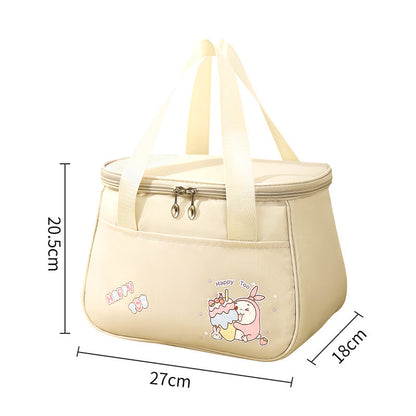 Cute Lunch Bag - Waterproof Lunch Box Bag for Students, Cartoon Picnic Camping Thermal Insulation Bag -dropshippingabc.com