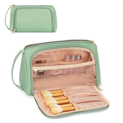 Large Capacity Travel Makeup Bag - Versatile Cosmetic Organizer & Portable Toiletry Case -dropshippingabc.com