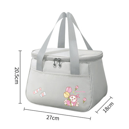 Cute Lunch Bag - Waterproof Lunch Box Bag for Students, Cartoon Picnic Camping Thermal Insulation Bag -dropshippingabc.com