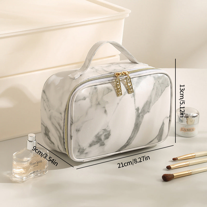 Large Makeup Bag for Women - Travel Cosmetic Organizer with Large Capacity, Portable Storage Case -dropshippingabc.com