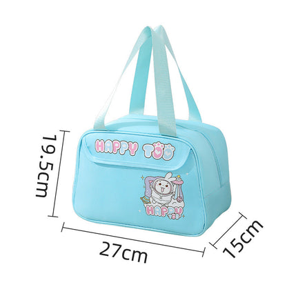 Cute Lunch Bag - Waterproof Lunch Box Bag for Students, Cartoon Picnic Camping Thermal Insulation Bag -dropshippingabc.com