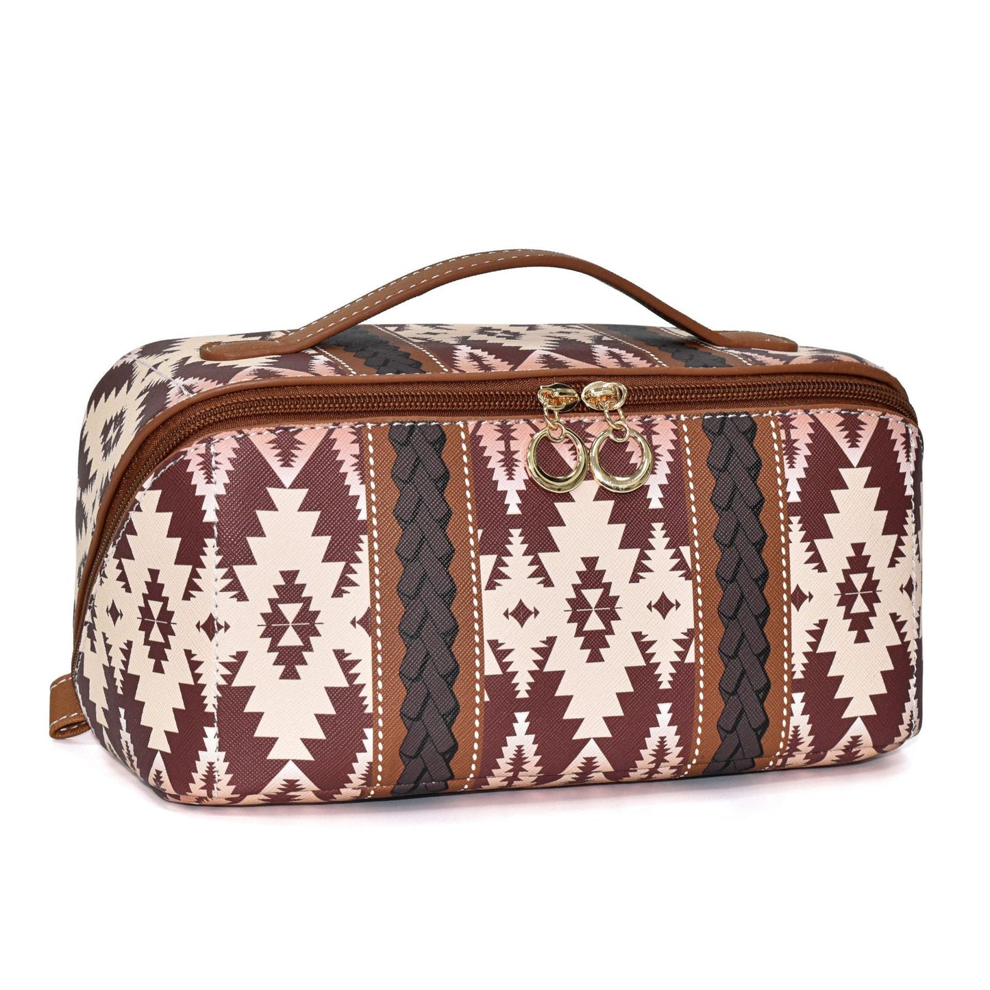 Bohemian Cloud Pillow Cosmetic Bag - Large Capacity PU Travel Makeup Organizer & Toilet Case -dropshippingabc.com